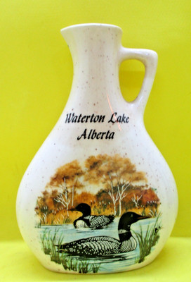 alberta canada Ahorn Sirup Cermaric Flasche Ente dekoriert
