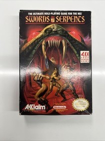 BOX ONLY, Swords and Serpents NES Nintendo Great Condition 1990