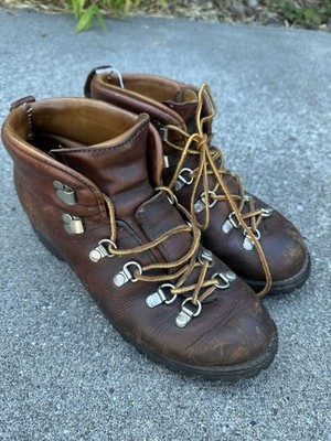 70's / 80's Vintage Danner 6490 Leather Hiking Boots Men's 8B USA