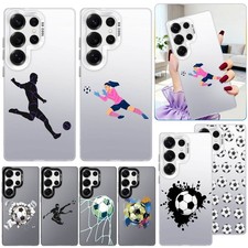 Tough TPU Phone Case Football Pattern Cover For Samsung S25 S26 S24 Plus S22 S23