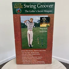 Dennco Club Champ Swing Groover Golf Trainer Indoor Outdoor Vintage NIB