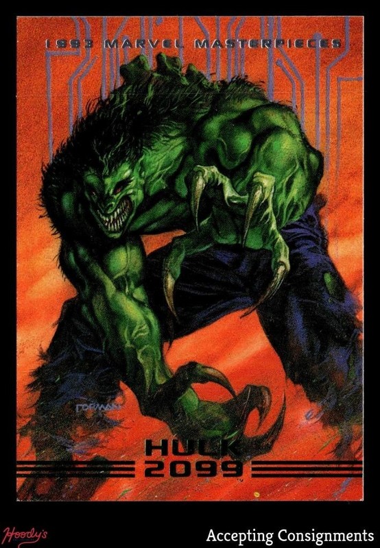 1993 SkyBox Marvel Masterpieces #20 Hulk 2099 PROMO