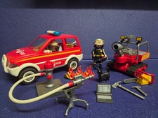 Playmobil 4822 Kommandowagen Feuerwehrmann 5495 Löschroboter Zubehör