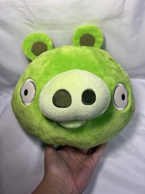 Angry Birds Green Bad Pig 12  Large Plush Retired 2010 Commonwealth No Sound