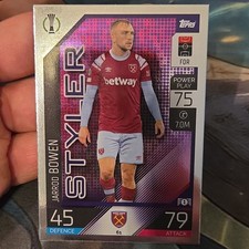 Topps Match Attax 2022-23 Jarrod Bowen Styler Power Play West Ham Card #61