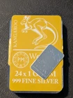 Kangaroo .999 Solid Fine Silver 1g Bar Wessex Mint