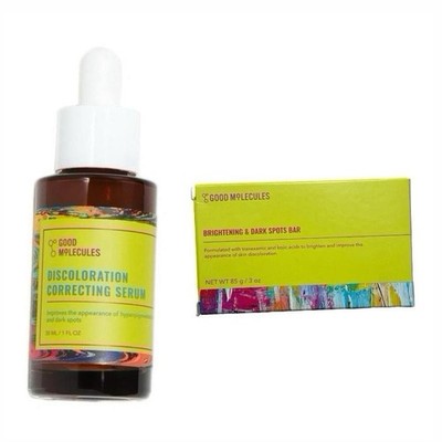 Good Molecules Gesichtsaufhellung und Verfärbung korrigierend Serum und Seife
