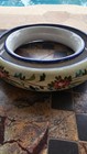 Antique Italian Ceramic Porcelain Pansy Floral Hand Painted & Signed — photo 5