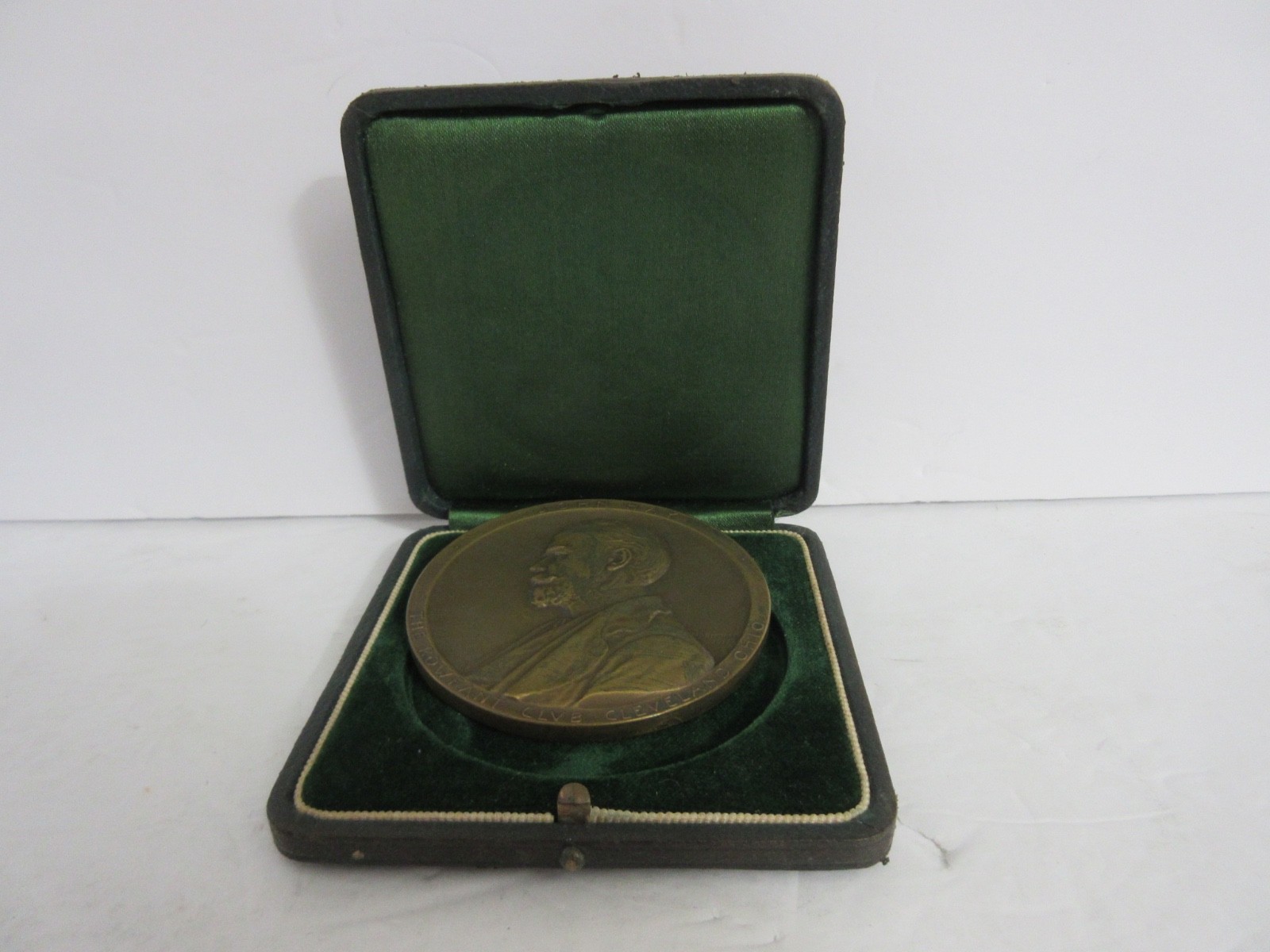 THE ROWFANT CLUB John Hay Bronze Medal 1912 Fitted Box # 74 / 170 V.D. Brenner