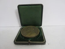 THE ROWFANT CLUB John Hay Bronze Medal 1912 Fitted Box # 74 / 170 V.D. Brenner