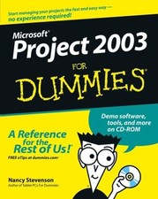 Microsoft Project 2003 for Dummies Paperback Nancy Stevenson