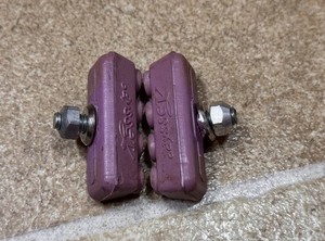 OLDSCHOOL ODYSSEY BMX BRAKE PADS PURPLE/LAVENDER FREESTYLE GT HARO REDLINE DYNO
