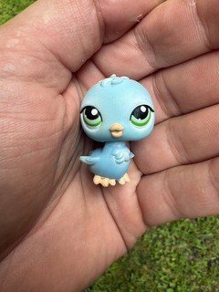 Hasbro # Littlest Pet Shop LPS #232 Blue Chick Bird VERY RARE Easter Egg Toy
