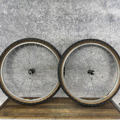 Vintage Araya RM-17 26 Wheelset Shimano Deore LX 32 135 MTB