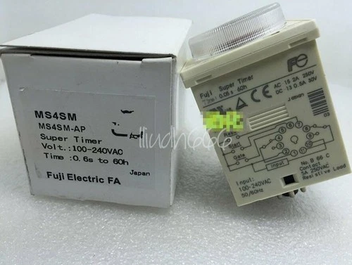 ONE NEW FUJI MS4SM-AP 100-240VAC Multi-Mode Relay Timer