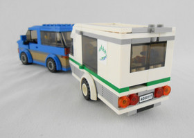 Lego City Van & Caravan Prebuilt Toy 60117 Minifigures Included As Is