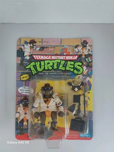 Teenage Mutant Ninja Turtles Undercover Don Playmates Figure Vintage Unpunched