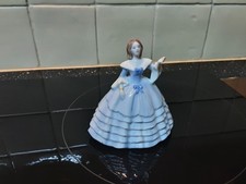 Coalport Minuette 3 3/4" Lady Figurine Abigail c1990s Excellent condition.