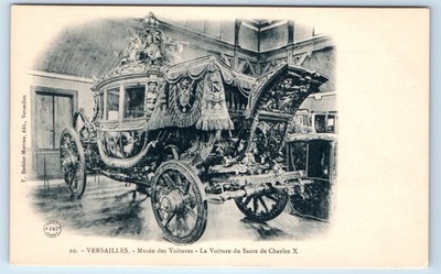 Versailles - Musee des Voitures - Charles X - FRANCE Postcard