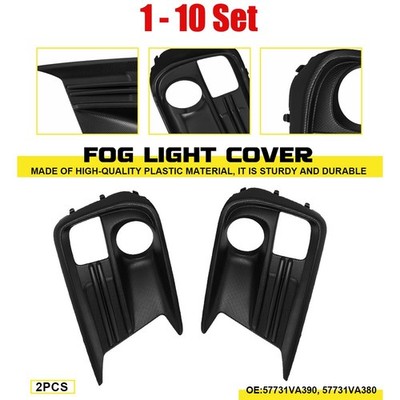 For Subaru Wrx 2018-2020 Front Fog Lamp Front Bumper Fog Lamp Frame Cover Mistlamp Trimming Bezel Cover 57731va380 57731va390