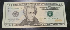 PE 01926392 🌟 2017A TWENTY DOLLAR  REPLACEMENT  NOTE *🌟   STAR NOTE