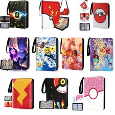 400/900 Trading Cards Album Folder Pockets Card Binder Holder for Pokemon Card