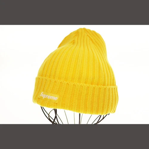 Supreme 23SS BONNET TEINT JAUNE TRICOT CHAPEAU A Occasion 86413974d73b53bdbf28e66b74b8