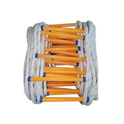 49ft Fire Escape Rope Ladder - Sturdy, Portable, 2000lb Capacity, Fast Deploy