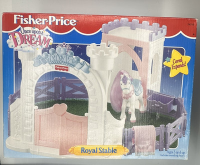 Fisher Price Once Upon Dream Royal Stable 74719 - 1995 - NEW OPEN BOX