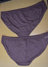 2 New Brown Just My size Bikini Panties Size 13 5xHips 59"-61" Lot — photo 8
