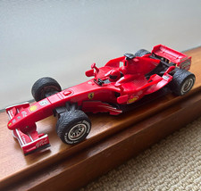 Hot Wheels Ferrari F2007 #6 Raikkonen F1 Red V-Power Race Car Race Sounds 1/18