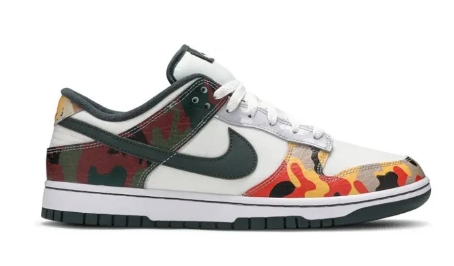 Nike Dunk SE Low Sail Multi-Camo for Sale | Authenticity
