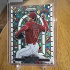 2022 PANINI PRIZM-STAINED GLASS WHITE WAVE PRIZM SHOHEI OHTANI # SG-3