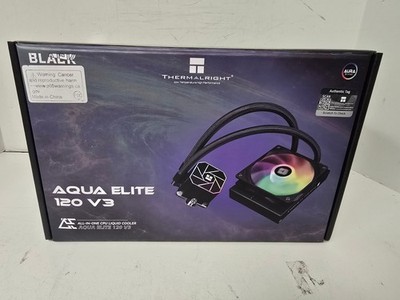 Thermalright Aqua Elite 120 V3 120mm All in One Liquid CPU Cooling Kit - Black