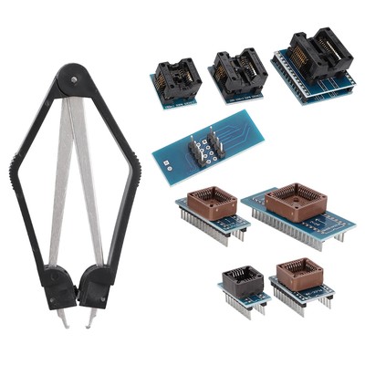 9 Piece Programmer Adapters Sockets Kit For TL866CS TL866A EZP2010 IC Extract CB