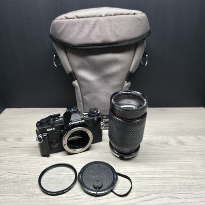 Olympus OM-4 35mm SLR Film Camera with Tokina 35-100 - Fully Tested