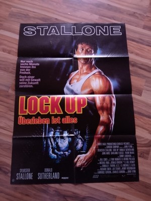 Filmposter * Kinoplakat * A1 * Lock Up - Überleben ist alles * 1990 * Stallone