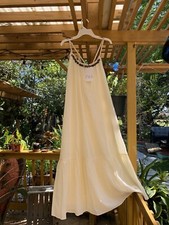 ZARA WOMENS COIN MIDI DRESS SIZE M Ecru/7521/329/712