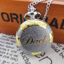 Quartz Pocket WatchThe Greatest Dad Analog Watch Father's Day Birthday Gift