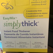 Simply Thick Easy Mix Thickener - Honey Consistency 100 count