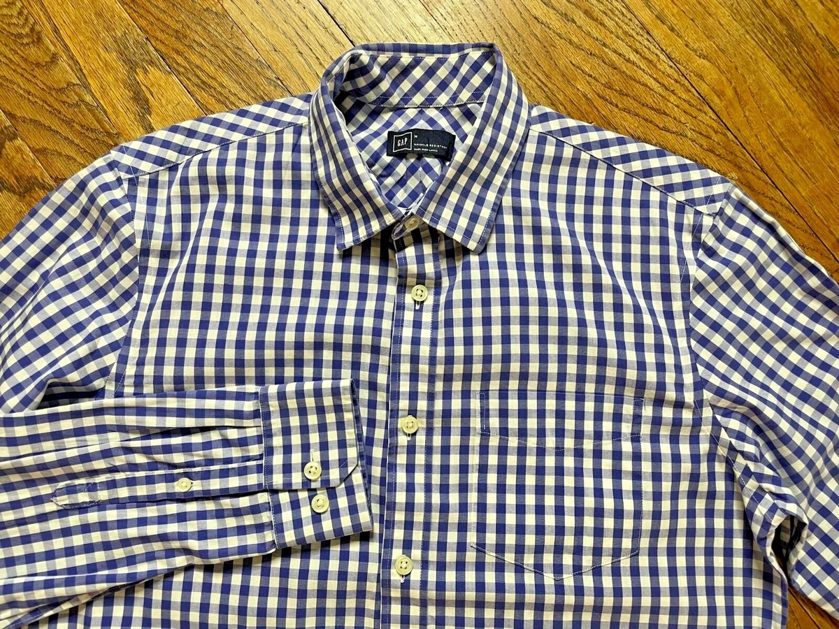 Gingham top shirt gap