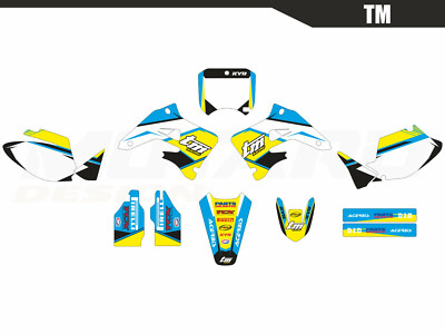 Motard graphics kit TM Racing 4 stroke 2004 2005 2006 2007 04 05 06 07 Motocross