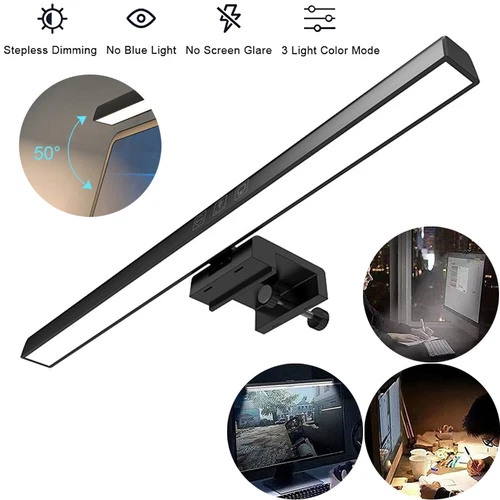 3000-6500K PC Monitor Lampe LED Screenbar Bildschirmlampe Lichtleiste Dimmbar DE