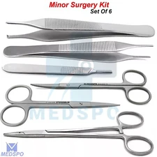 Surgical Dissecting Suture Removal Needle Holder Minor Surgery Instruments Kit