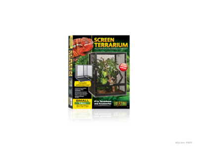 EXO TERRA SCREEN TERRARIUM HABITAT - SMALL - TALL - 18 x 18 x 24 IN - PT-2676