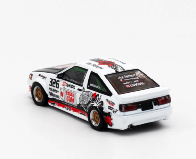 1/64 Die Cast TOYOTA COROLLA AE86 Levin Trackers Racing