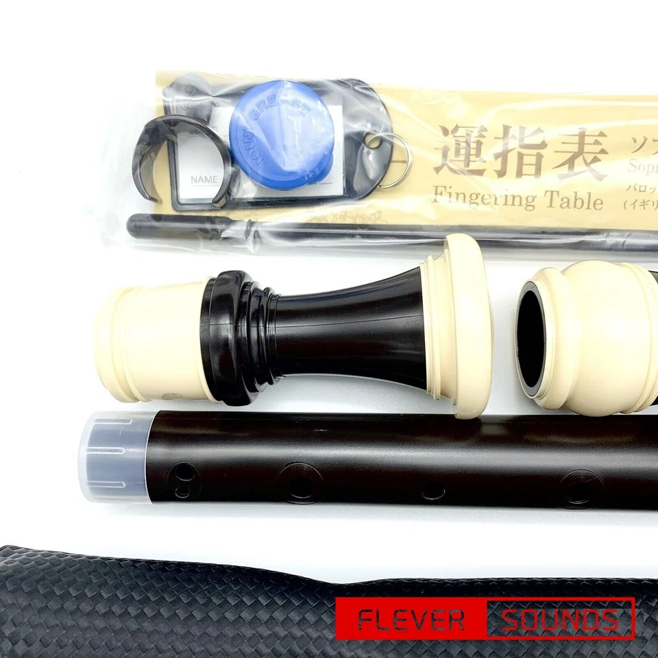 Zen-On Giglio G-1A Bressan Baroque Type Alto Recorder ABS Resin 440Hz Pitch - Image 4 of 4