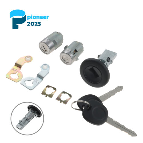 Ignition Lock Cylinder Front Door Lock Cylinder & Two Keys Switch for Blazer - Foto 1 di 7