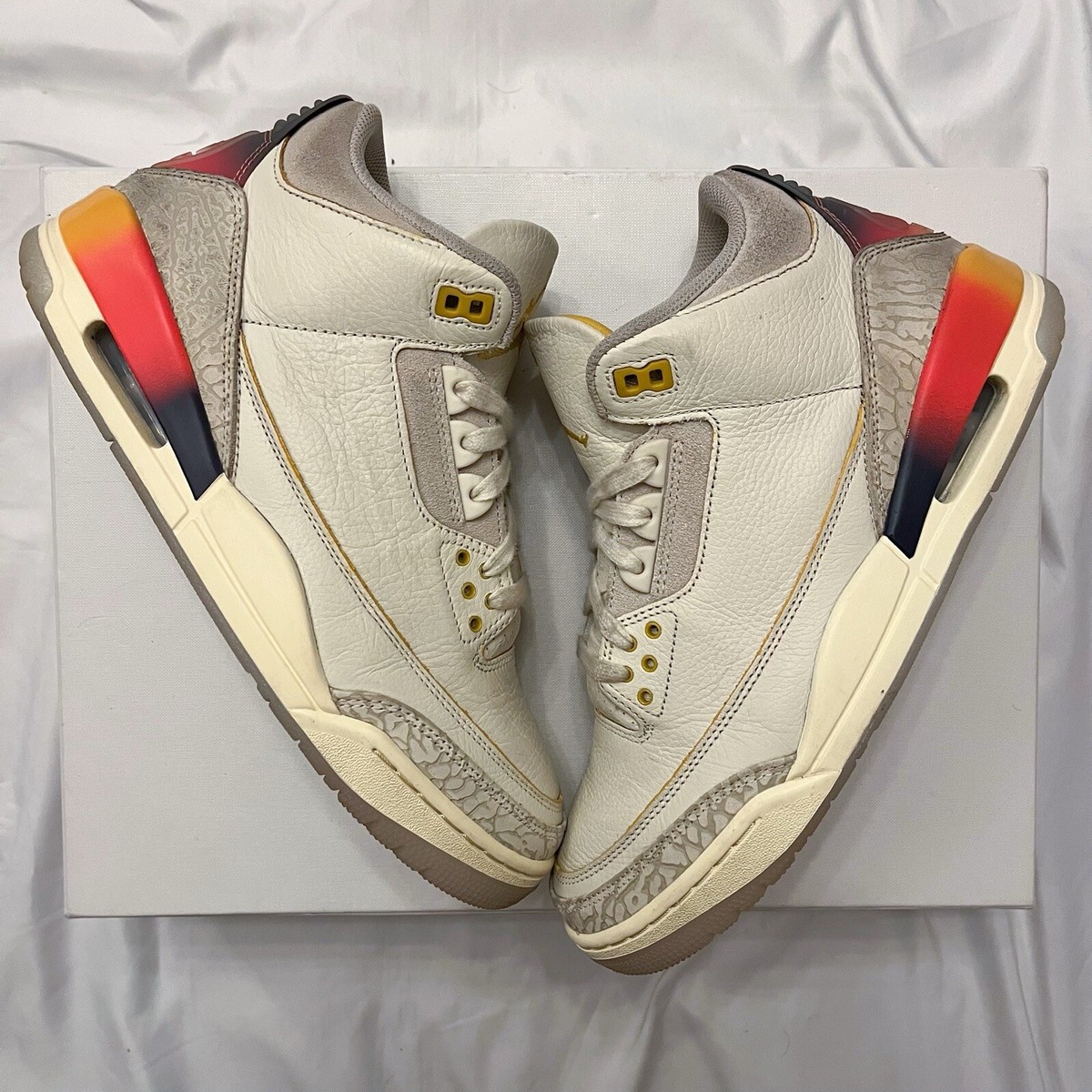 2023 Nike Air Jordan 3 Retro SP / J Balvin Columbia Medellin Sunset UK 8 / US 9 | eBay UK