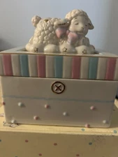 Lenox Lazy Lambs Box with Plush Animal